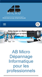 Mobile Screenshot of abmicro-rouen.com