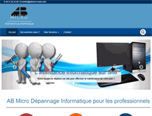 Tablet Screenshot of abmicro-rouen.com